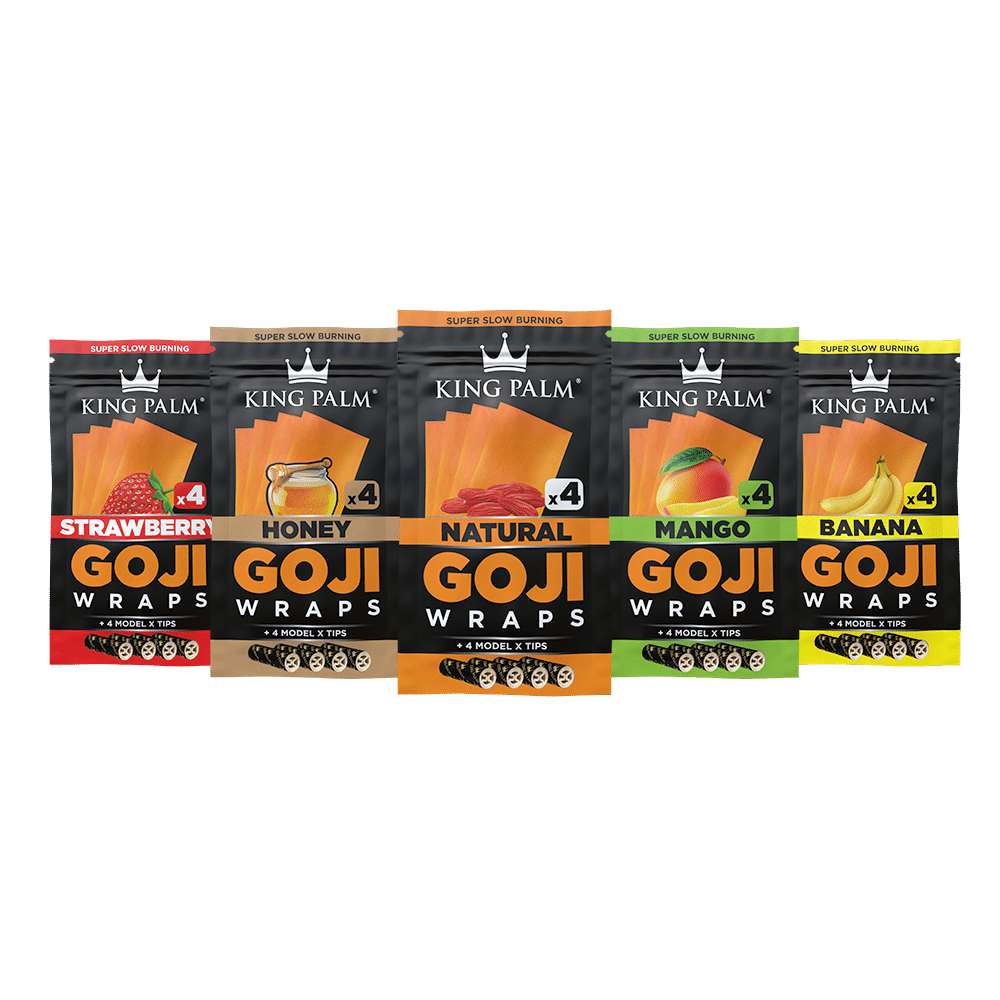 King Palm - Goji Wraps - 4 Pack