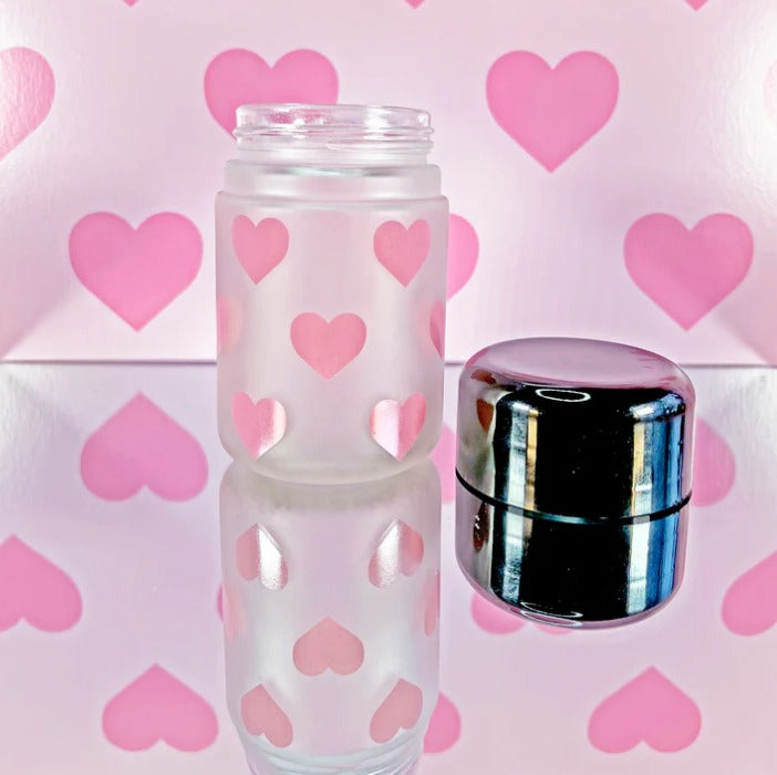 Burning Love - Hearts Stash Jar