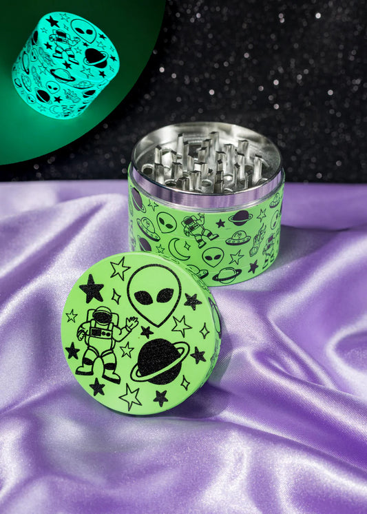 Canna Style - Space Doodle Grinder (glow in the dark)