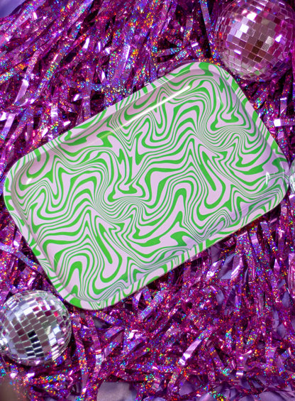 Burning Love - Psychedelic Swirl XL Rolling Tray