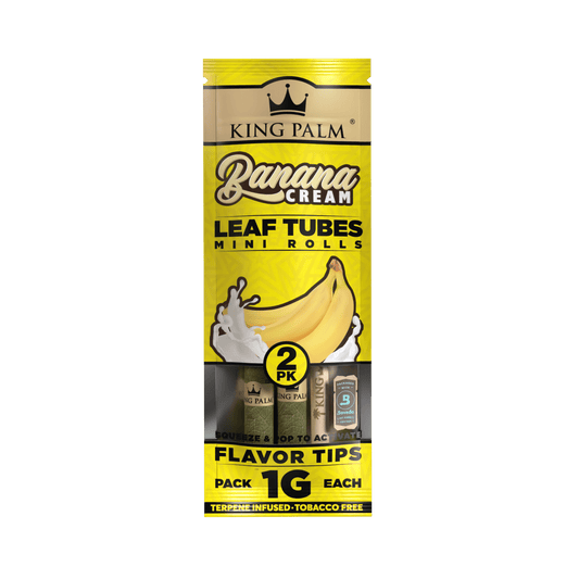 King Palm - Banana Cream Flavoured Mini Rolls