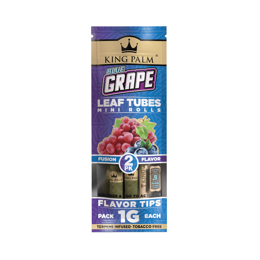 King Palm - Blue Grape Flavoured Mini Rolls