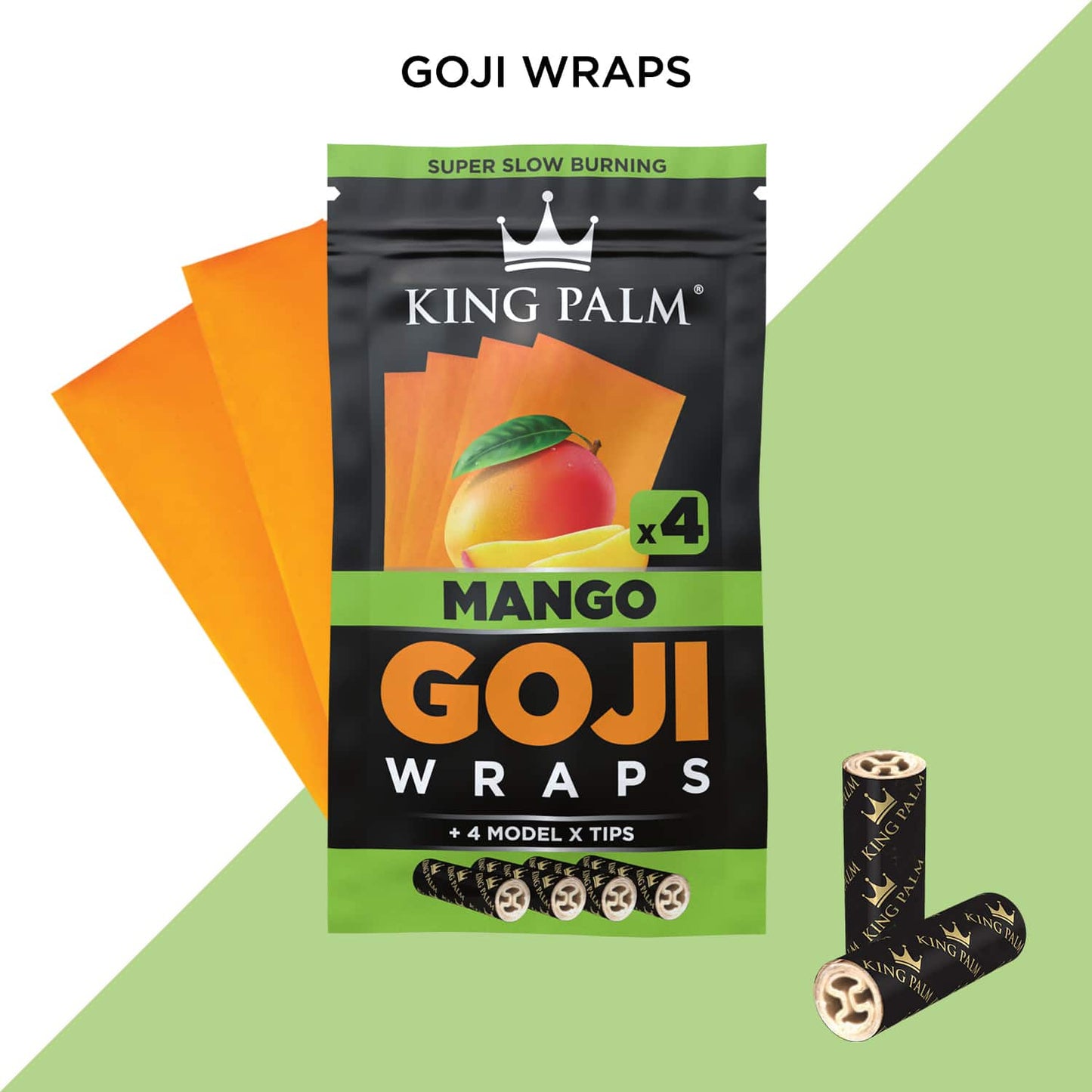 King Palm - Goji Wraps - 4 Pack