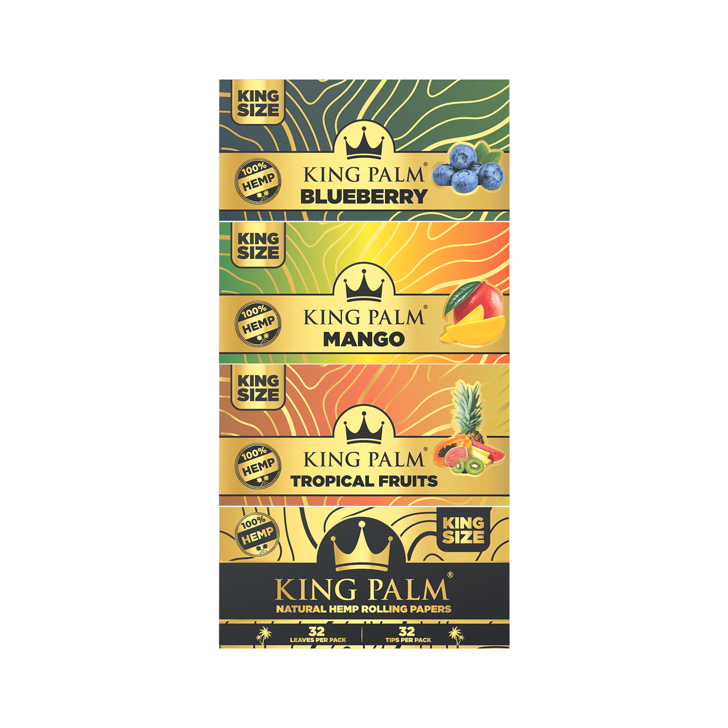 King Palm - Flavored Hemp Rolling Papers - King Size