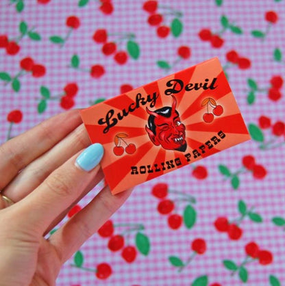 Burning Love - Lucky Devil Rolling Papers - Cherry Flavour