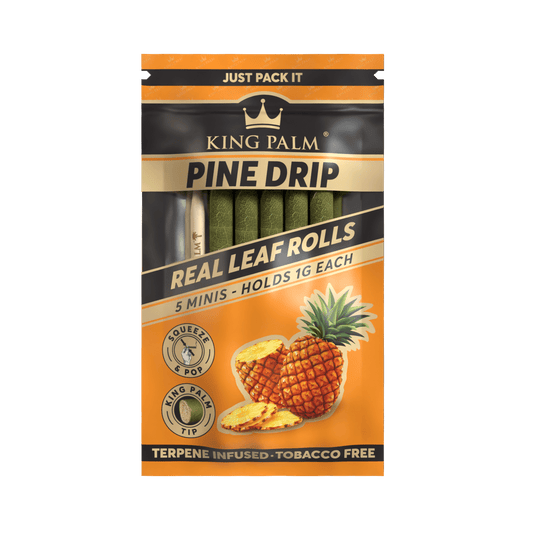 King Palm - Pine Drip Flavoured Mini Rolls - 5 Pack