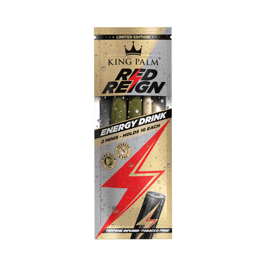 King Palm - Red Reign Flavoured Mini Rolls (Energy Drink)