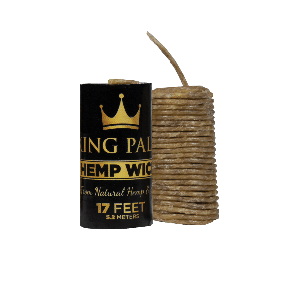 King Palm - Organic Hemp Wick With Beeswax